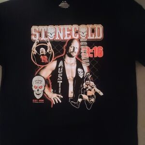 Stone Cold Black Graphic T-Shirt